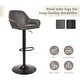preview thumbnail 12 of 51, Glitzhome Set of 3 Mid-Century Modern Adjustable Swivel Bar Stools - Set of 3