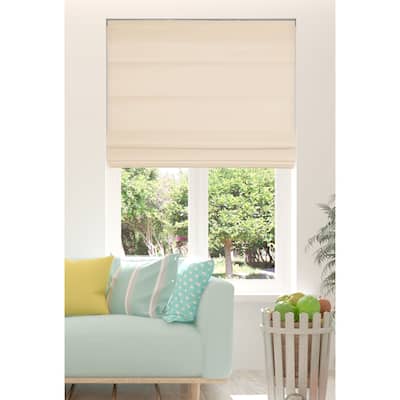 Arlo Blinds Pebble Beach Light Filtering Cordless Fabric Roman Shades