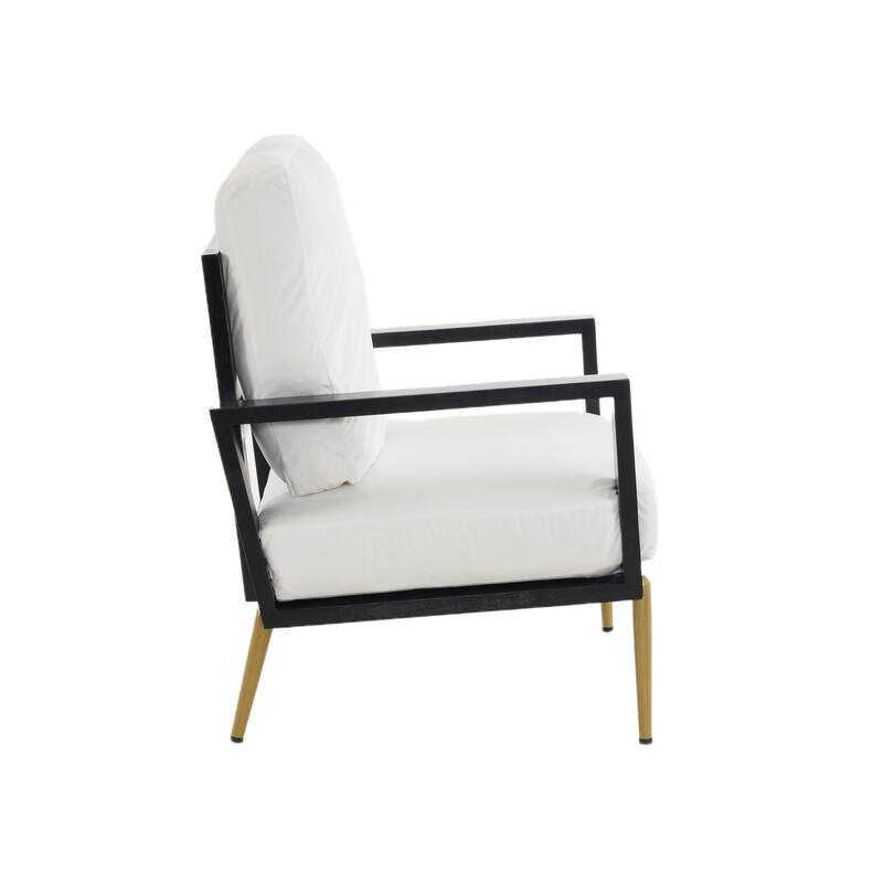 RetAccent Armchair Lounge Chair with Pillow Back