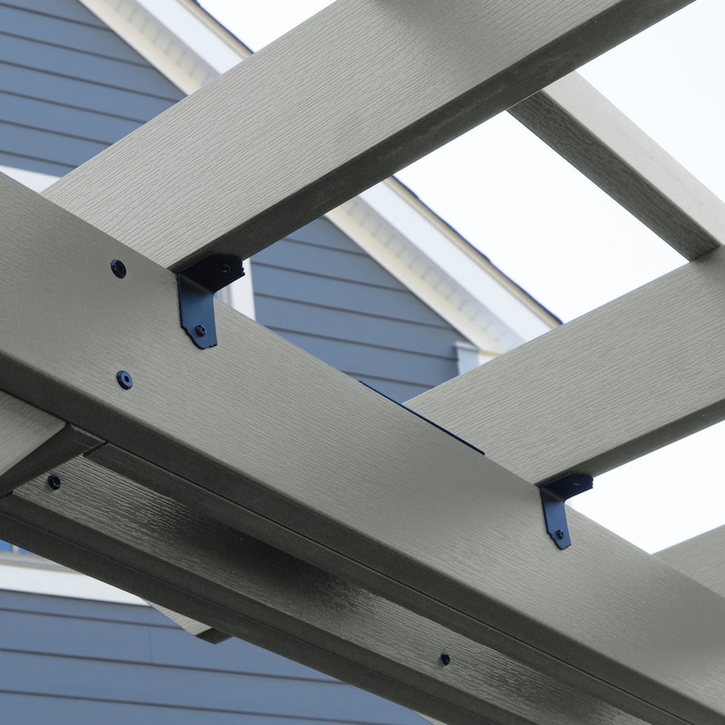 Highwood Bodhi 10 x 10 Recycled Plastic Pergola