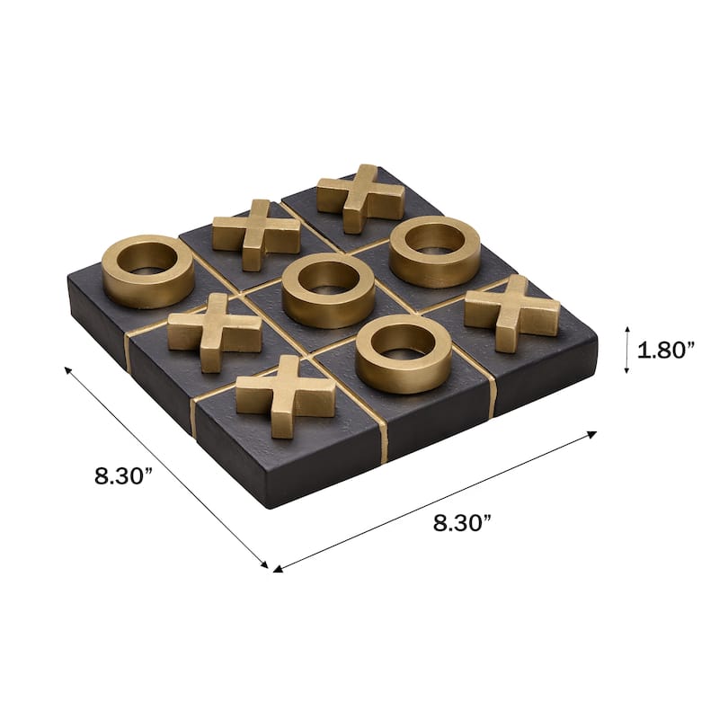 Tic Tac Toe Magnetic Game Board Decoration - 8.25"