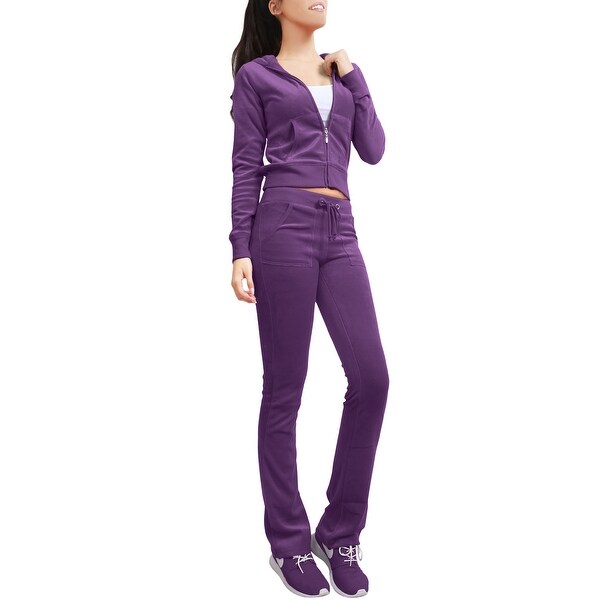 womens purple tracksuit