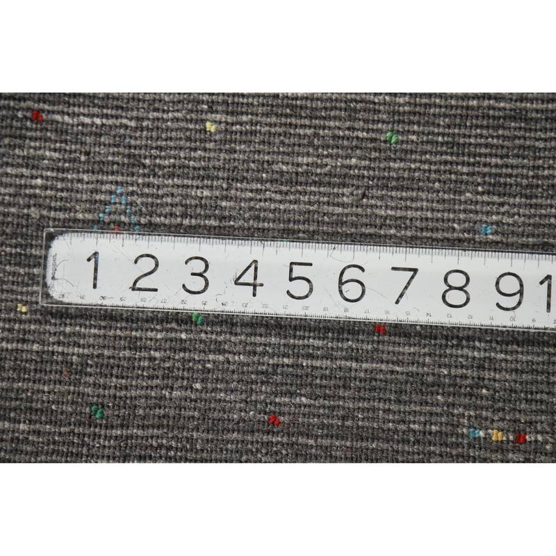 Hand Knotted Oriental 100% Wool Carpet Tribal Tribal Greys & Charcoal Gabbeh Area Rug - 10' 0'' X 8' 0''