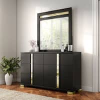 White Glam, Mirror Included Dressers - Bed Bath & Beyond