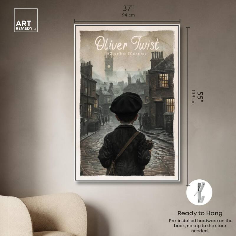 Oliver Twist Classic Canvas by Art Remedy