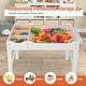 preview thumbnail 4 of 18, Costway Kids Multi Activity Play Table Wooden Building Block Desk w/ - See Details