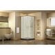 preview thumbnail 44 of 69, DreamLine Prime 38 in. x 38 in. x 74 3/4 in. Sliding Shower Enclosure and Shower Base Kit - 38" x 38"