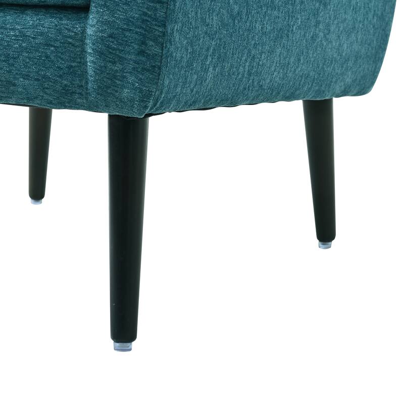 Teal 24.21" Button Tufted Arm Chair