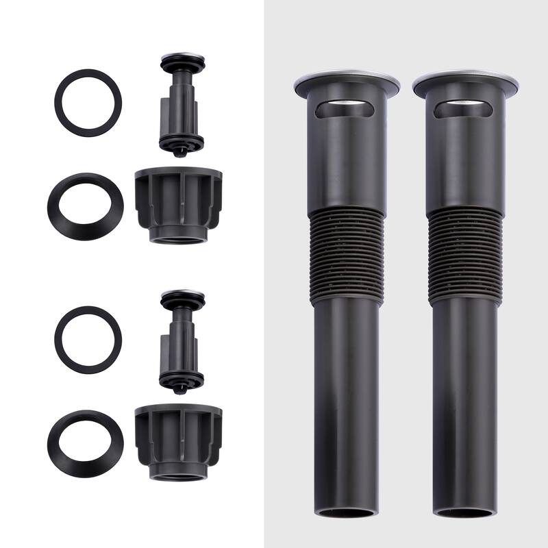 WOWOW 2-Piece Economical Easy Clean Pop Up Drain With Overflow