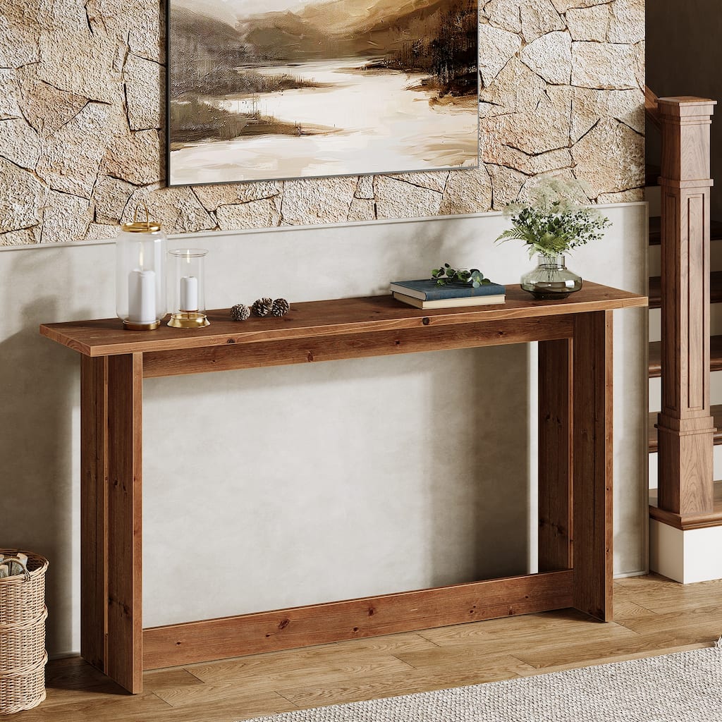 63'' Solid Wood Console TableFor Entrance ,Living Room