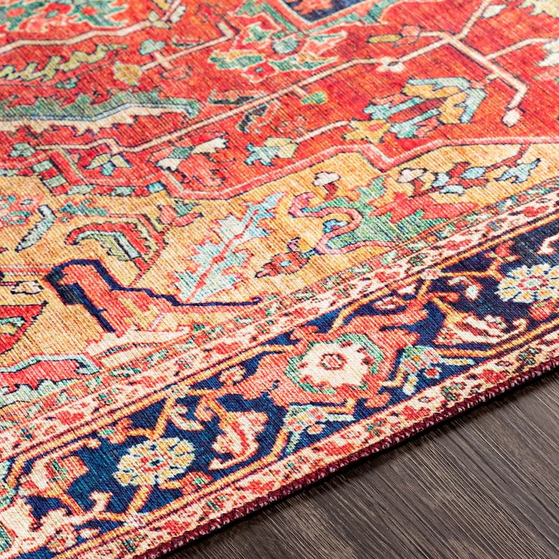 Livabliss Iris Persian Medallion Printed Area Rug