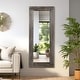 preview thumbnail 23 of 38, Rustic Wood Freestanding Full-length Floor Mirror