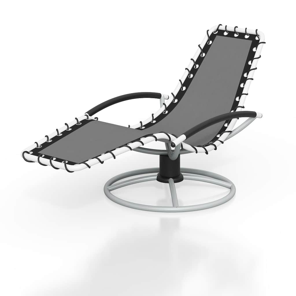 Outdoor Pool Reclining Backrest Lounge Chair