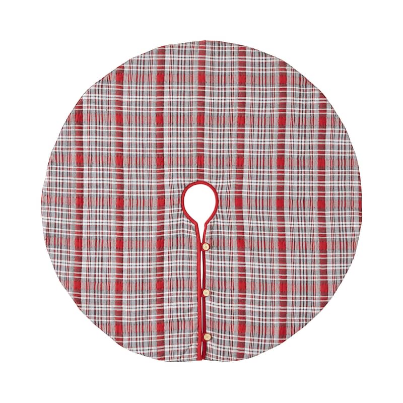 Gregor Plaid Tree Skirt 24