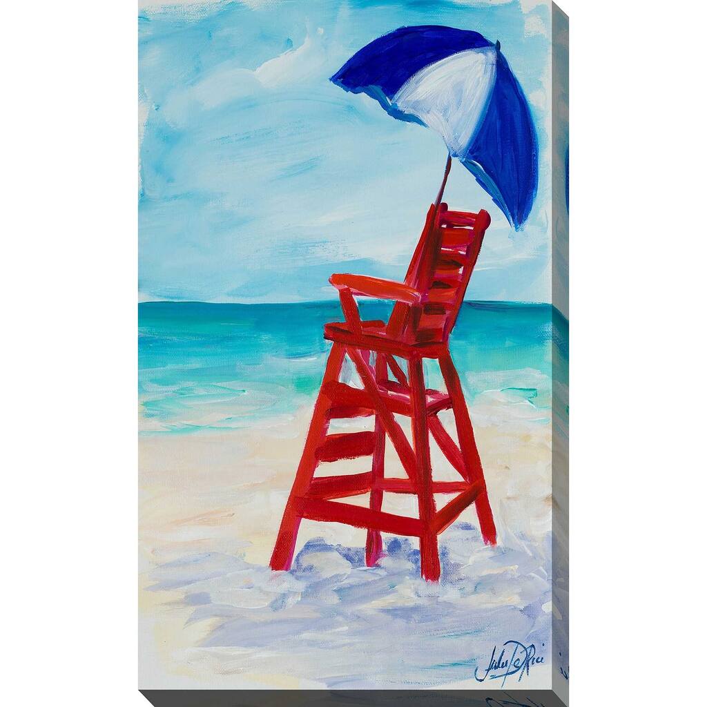 "Lifeguard Post I" Print on Canvas