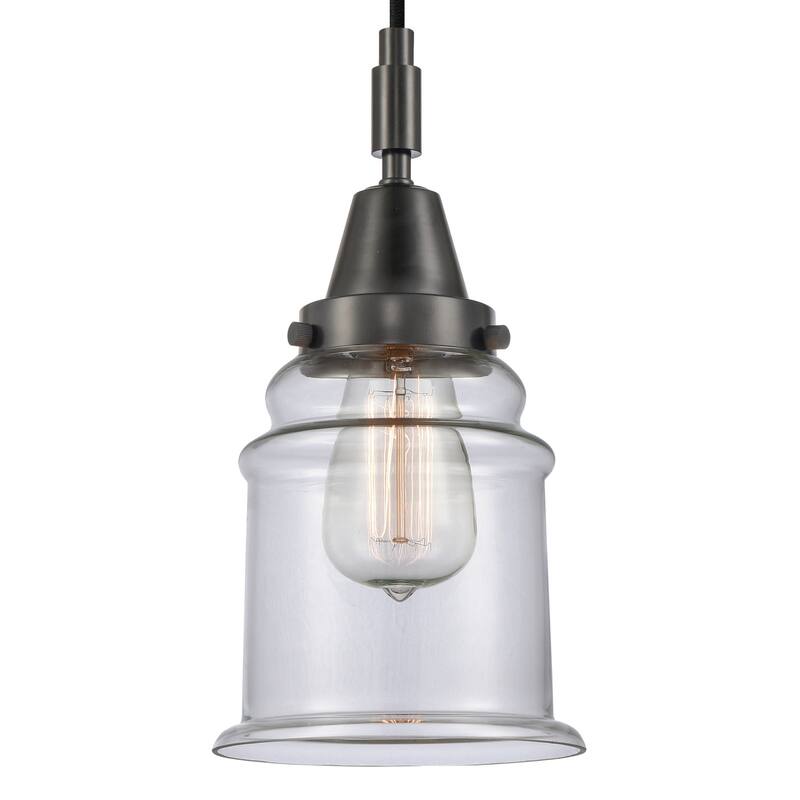 Innovations Lighting 447-1P-G182 Canton 6" Wide Mini Pendant with - Matte Black