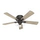 preview thumbnail 2 of 19, Hunter 52" Crestfield Low Profile Ceiling Fan with 3-Light LED Light Kit and Pull Chain - Casual, Farmhouse, Rustic