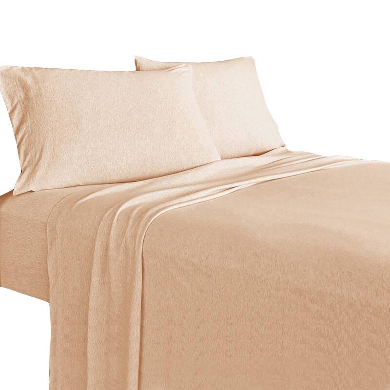 Soft Tees Luxury Jersey Knit Bed Sheet Set