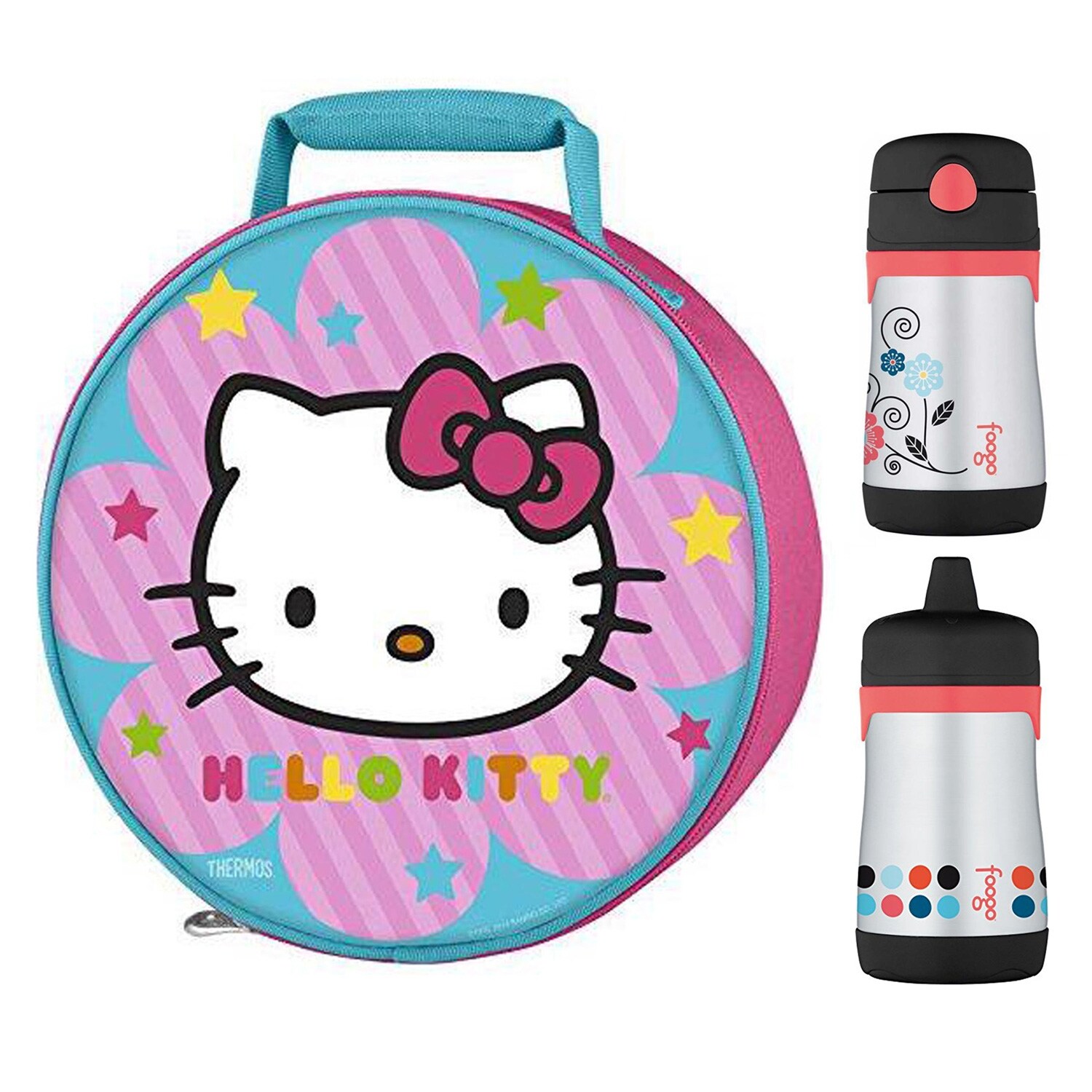 thermos hello kitty straw bottle