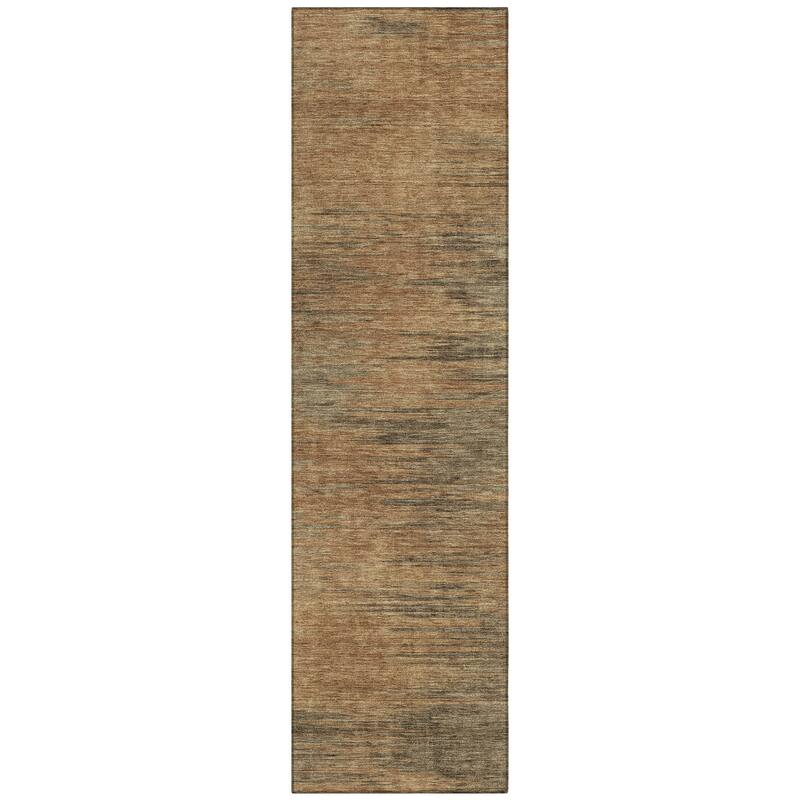 Machine Washable Indoor/ Outdoor Chantille Solid Ombre Rug