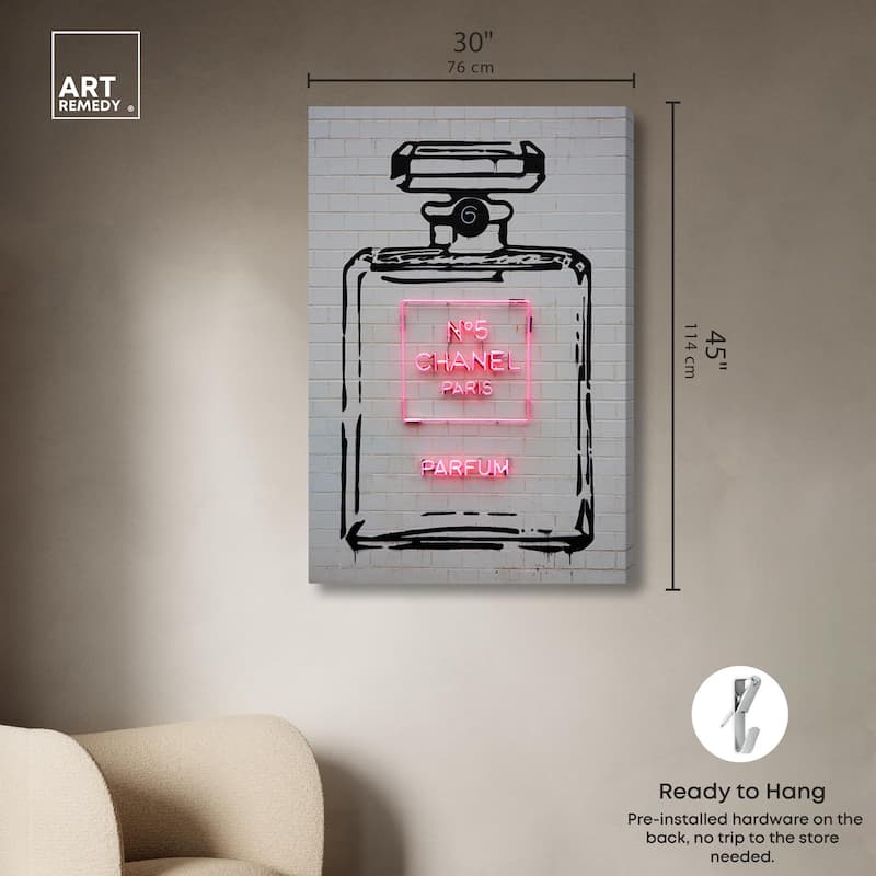 Parisian Perfume Canvas by Art Remedy, Gallery Wrapped