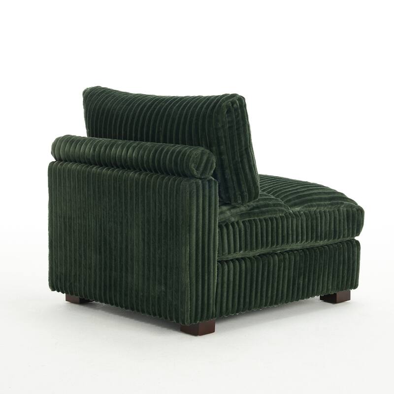 Cotton Flannel corner Sofa Armless Modular Sectional Sofa Seamless Combination