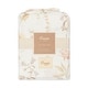 preview thumbnail 6 of 4, Violet Floral 100% Cotton Sateen Fitted Crib Sheet