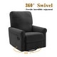 preview thumbnail 19 of 23, Heido 360 Degree Swivel Glider Manual Recliner Leisure Sofa Chair
