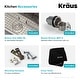 preview thumbnail 9 of 20, KRAUS Premier Stainless Steel 31 1/2 inch Undermount Kitchen Sink