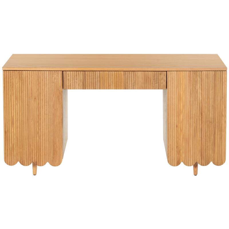 SAFAVIEH Couture Kristy Fluted Wood Desk