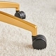 preview thumbnail 16 of 30, LUXMOD® Office Chair Faux Leather Gold Frame Adjustable and Swivel