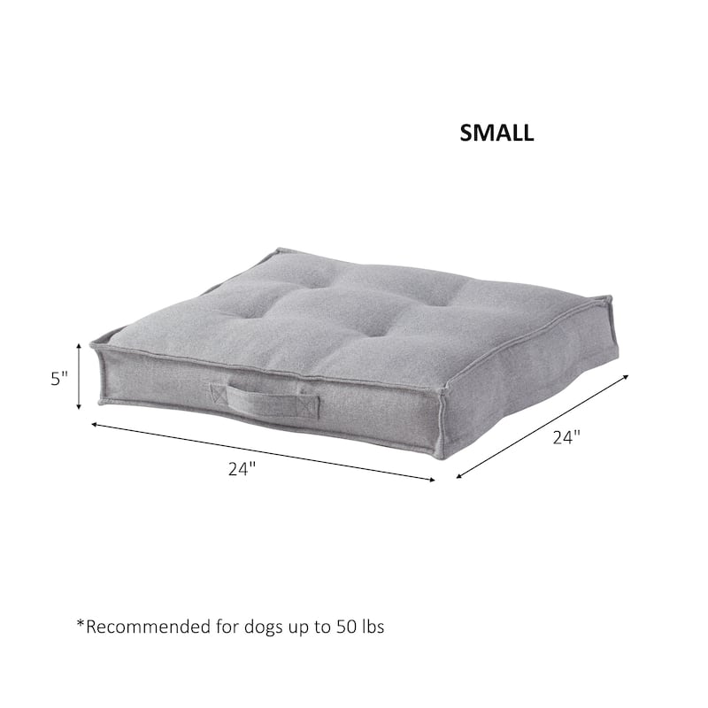 Milo Square Tufted Dog Bed