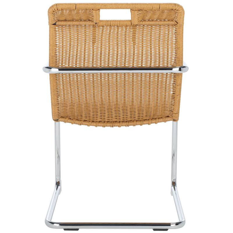 SAFAVIEH Gustie Rattan Dining Chair - 21" W x 26" D x 34" H - 21Wx26Dx34H