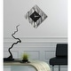 preview thumbnail 5 of 13, Statements2000 Abstract Metal Wall Clock Art Modern Accent Decor by Jon Allen