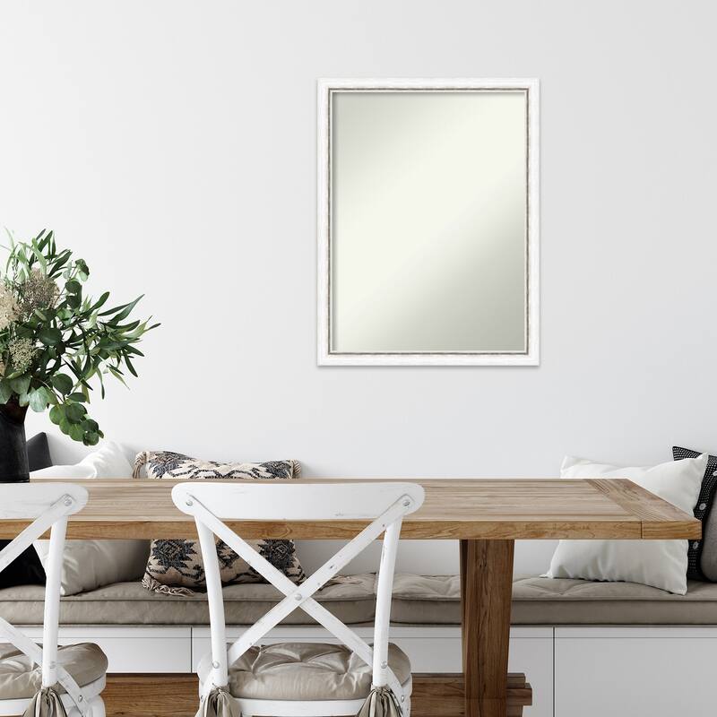 Morgan Non-Beveled Wood Framed Wall Mirror
