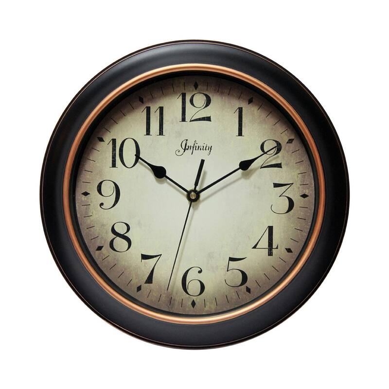Copper Grove Kaffir 12-inch Classic Kitchen Round Clock - 12 x 2 x 12 - 12 x 2 x 12 - Precedent