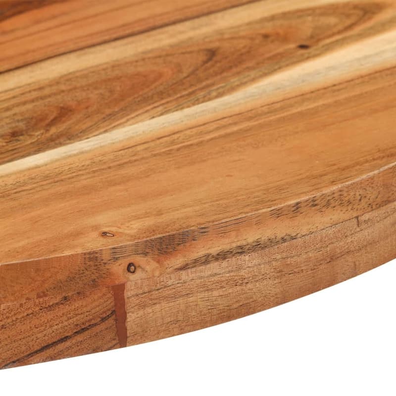 vidaXL Bistro Table Round Ã˜27.6"x29.5" Solid Acacia Wood