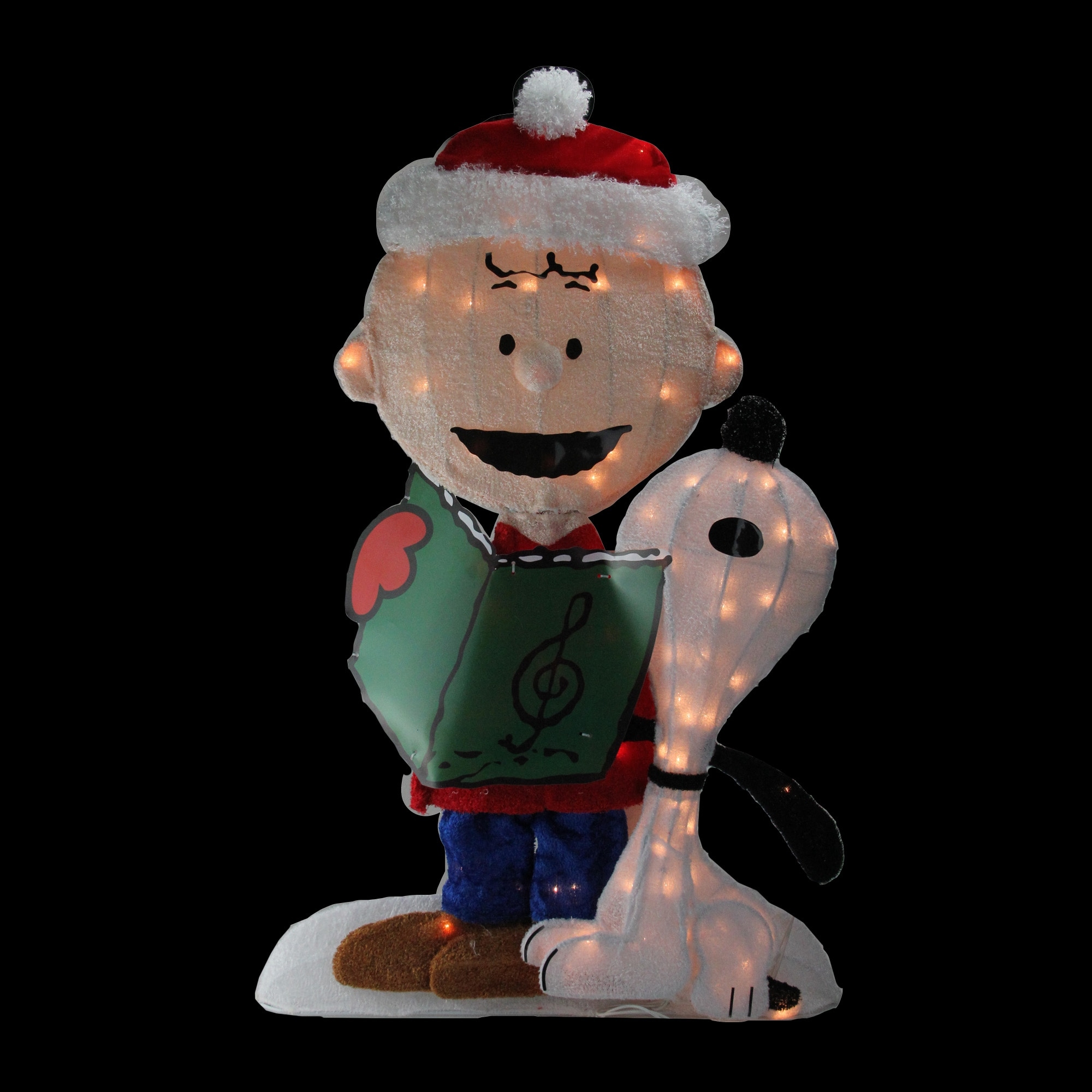 32 Pre-Lit PW 16208/_L2D Snoopy with a Present Outdoor Decoration