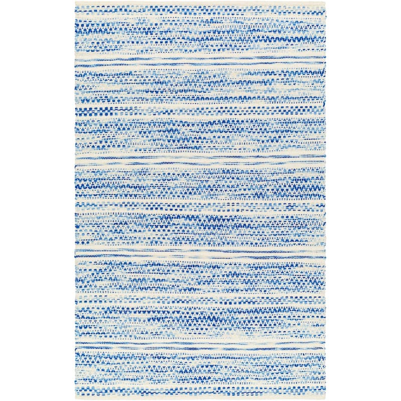 Artistic Weavers Raeven Handmade Casual Boho Wool Area Rug - 3'6" x 5'6" - Blue