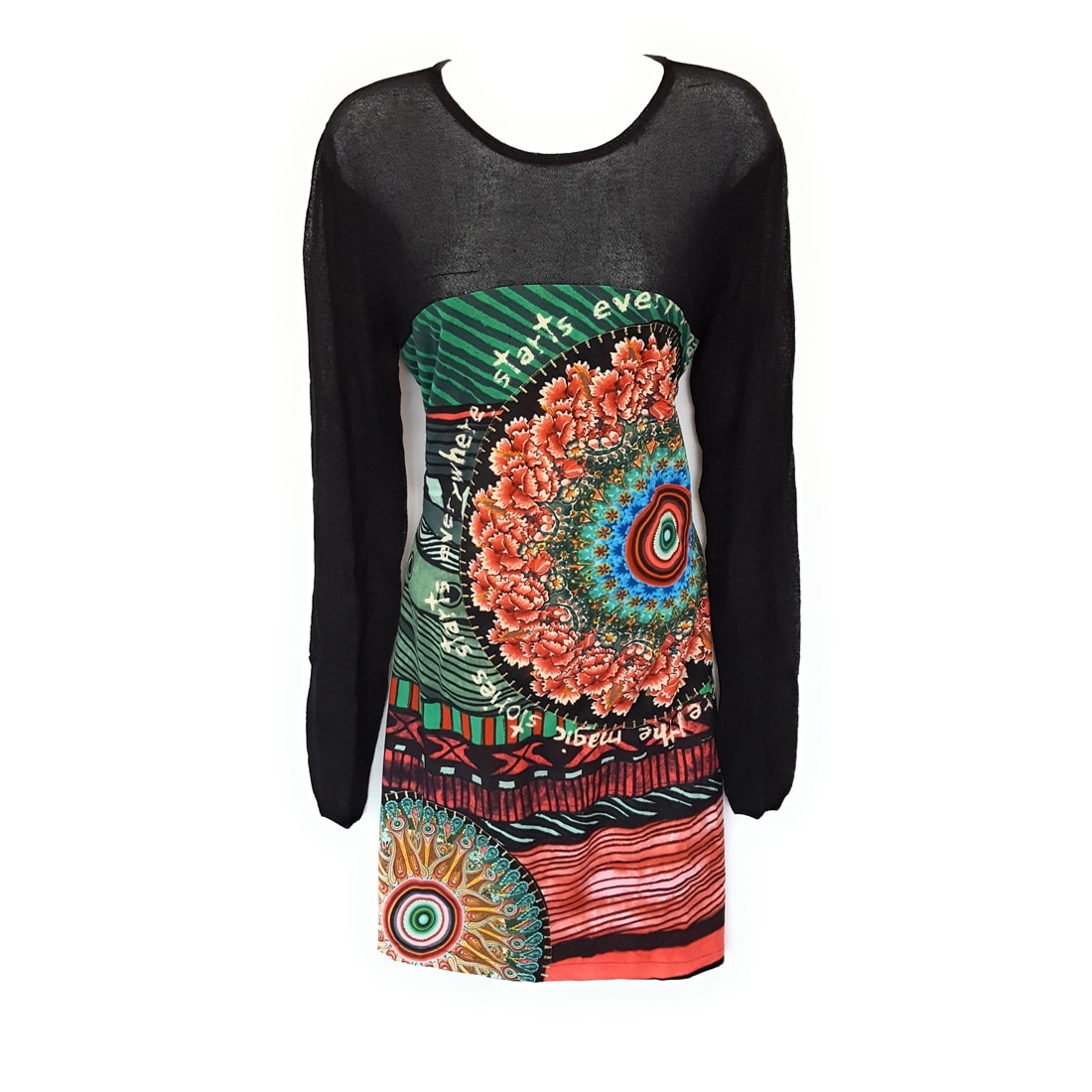desigual black dress