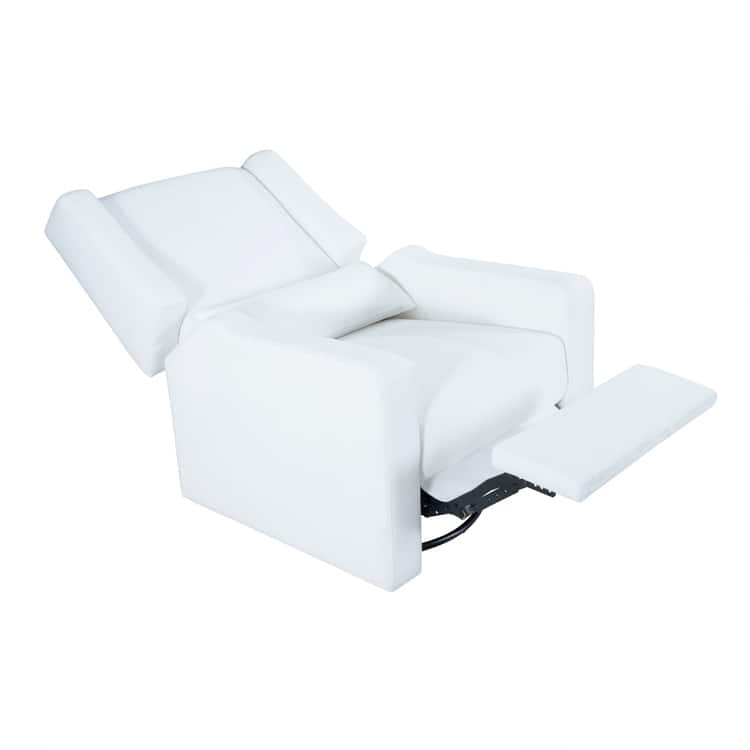 Upholstered Swivel Glider Recliner Chair with USB & Lumbar Support
