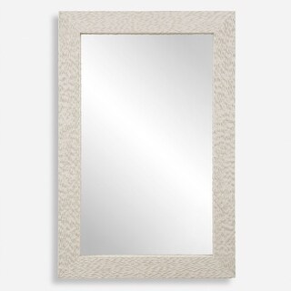 Rectangular Wall Mirror - 59.5" - Stone Veneer Finish