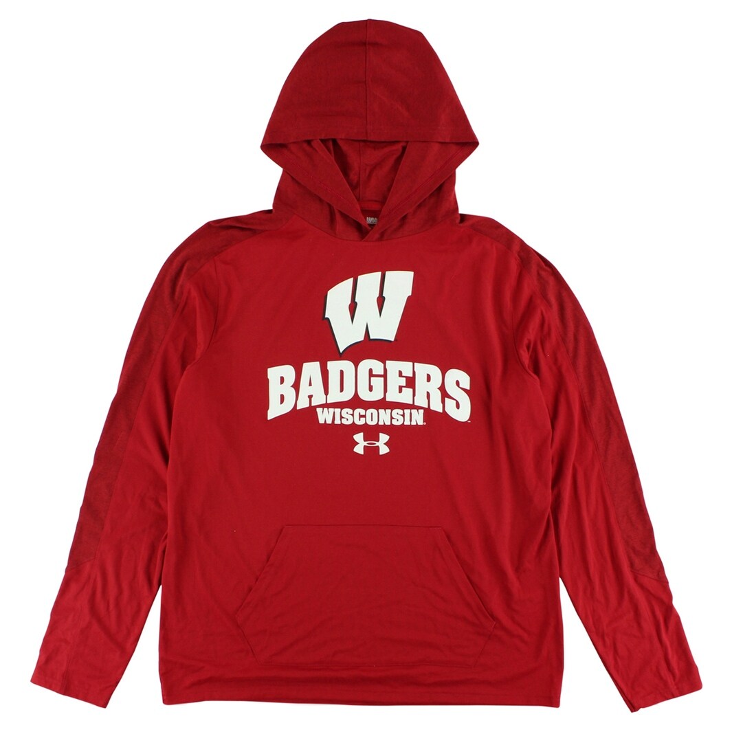 wisconsin badgers under armour hoodie