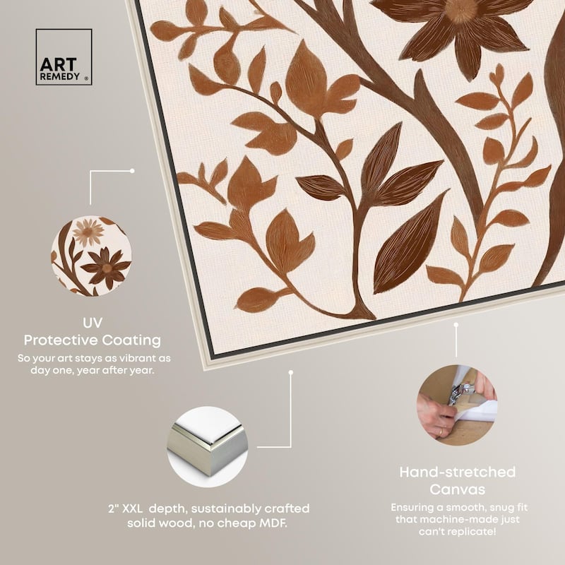Sepia Sepal III Canvas by Art Remedy