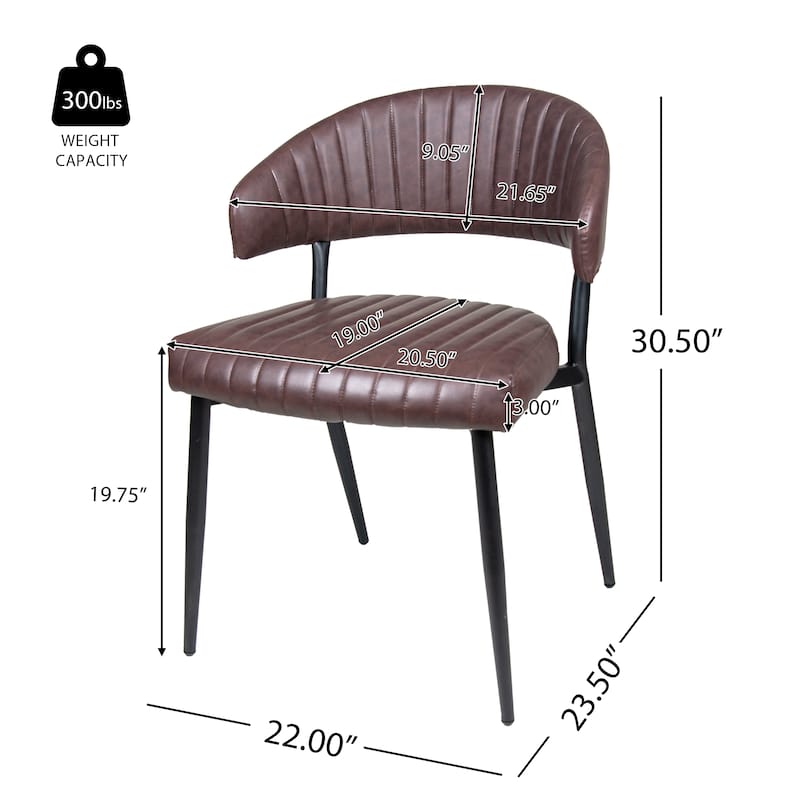 Upholstered Side Chair Dining Chairs (Set of 2)