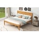 preview thumbnail 4 of 28, Sturdy Design Platform Bed Frame with Headboard, Wood Slat Support, No Box Spring Needed, Queen