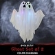 preview thumbnail 2 of 7, Haunted Hill Farm 1.6-ft. Light-Up Ghost Set of 2, Color-Changing, Indoor/Covered Outdoor Halloween Decoration, Poseable