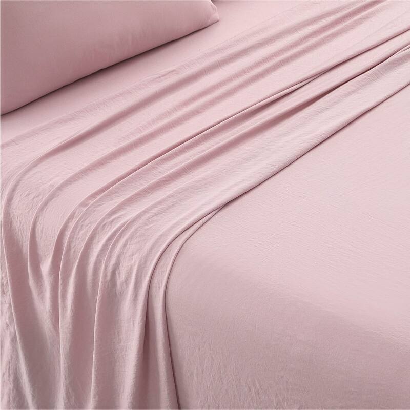 Aeropostale Premium All Season Microfiber Pink Sheet Set
