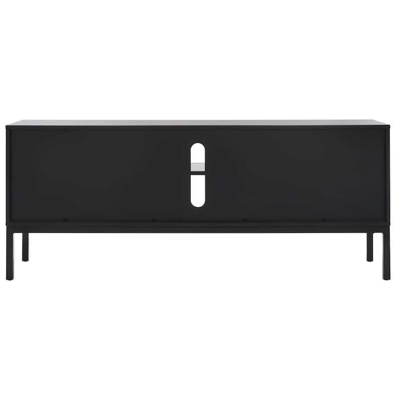 SAFAVIEH Zadie 1 Shelf Rattan Media Stand - 54" W x 15" D x 22" H