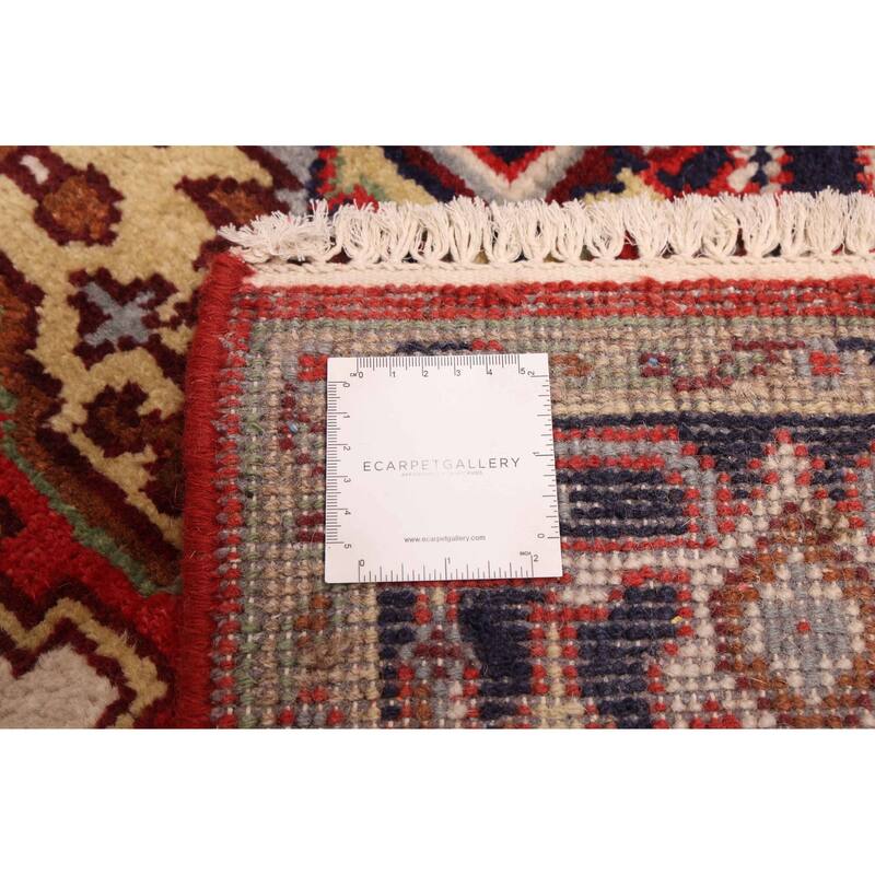 ECARPETGALLERY Hand-knotted Serapi Heritage Light Red Wool Rug - 4'0 x 5'11